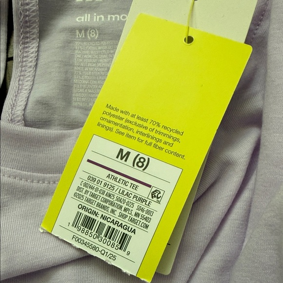 All in Motion Kids Pink and Lavendar Short Sleeve Tees - Picture 7 of 7